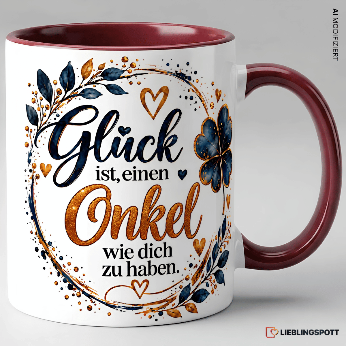Onkel Tasse Glück ist einen Onkel wie dich zu haben - Maroon