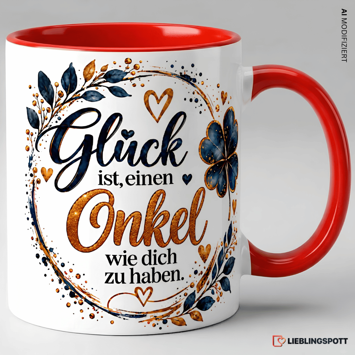 Onkel Tasse Glück ist einen Onkel wie dich zu haben - Rot