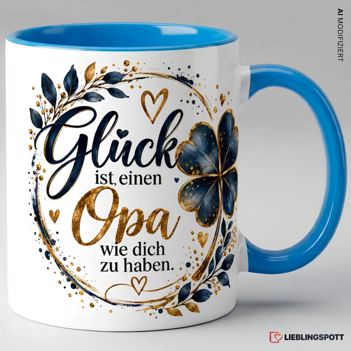 Opa Tasse Glück ist einen Opa wie dich zu haben - Blau