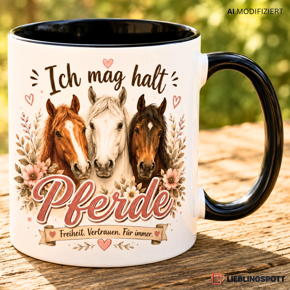 Pferde Tasse Lifestyle – Geschenk für Pferdefans