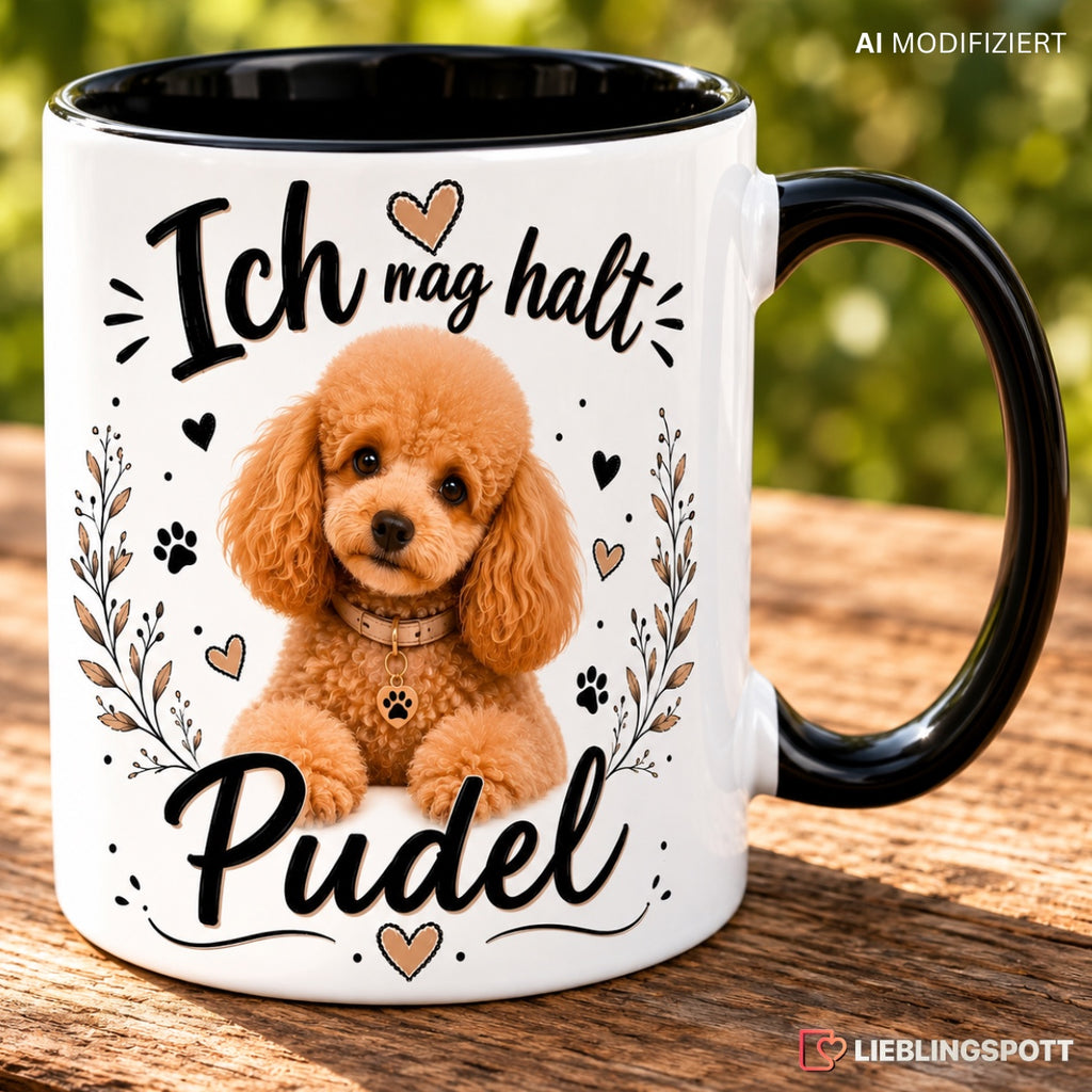 Pudel Tasse Ich mag halt Pudel – Lifestyle