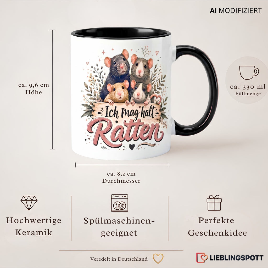 Ratten Tasse Produktdetails