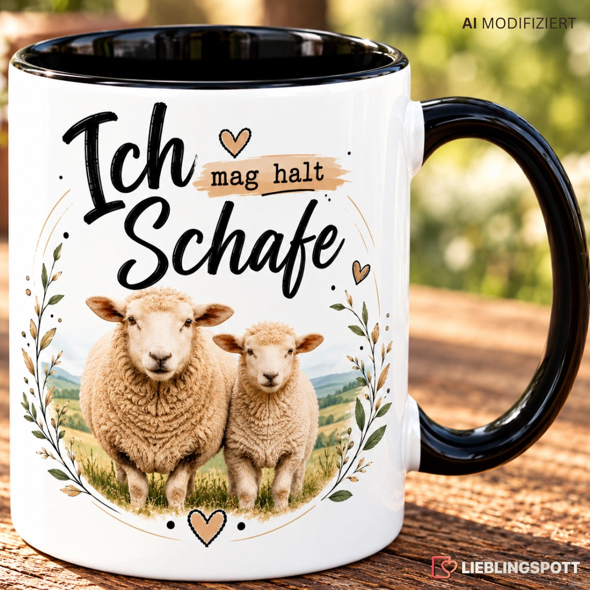 Schafe Tasse Ich mag halt Schafe Lifestyle