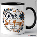 Schulfreund Tasse Glück ist einen Schulfreund wie dich zu haben – Schwarz