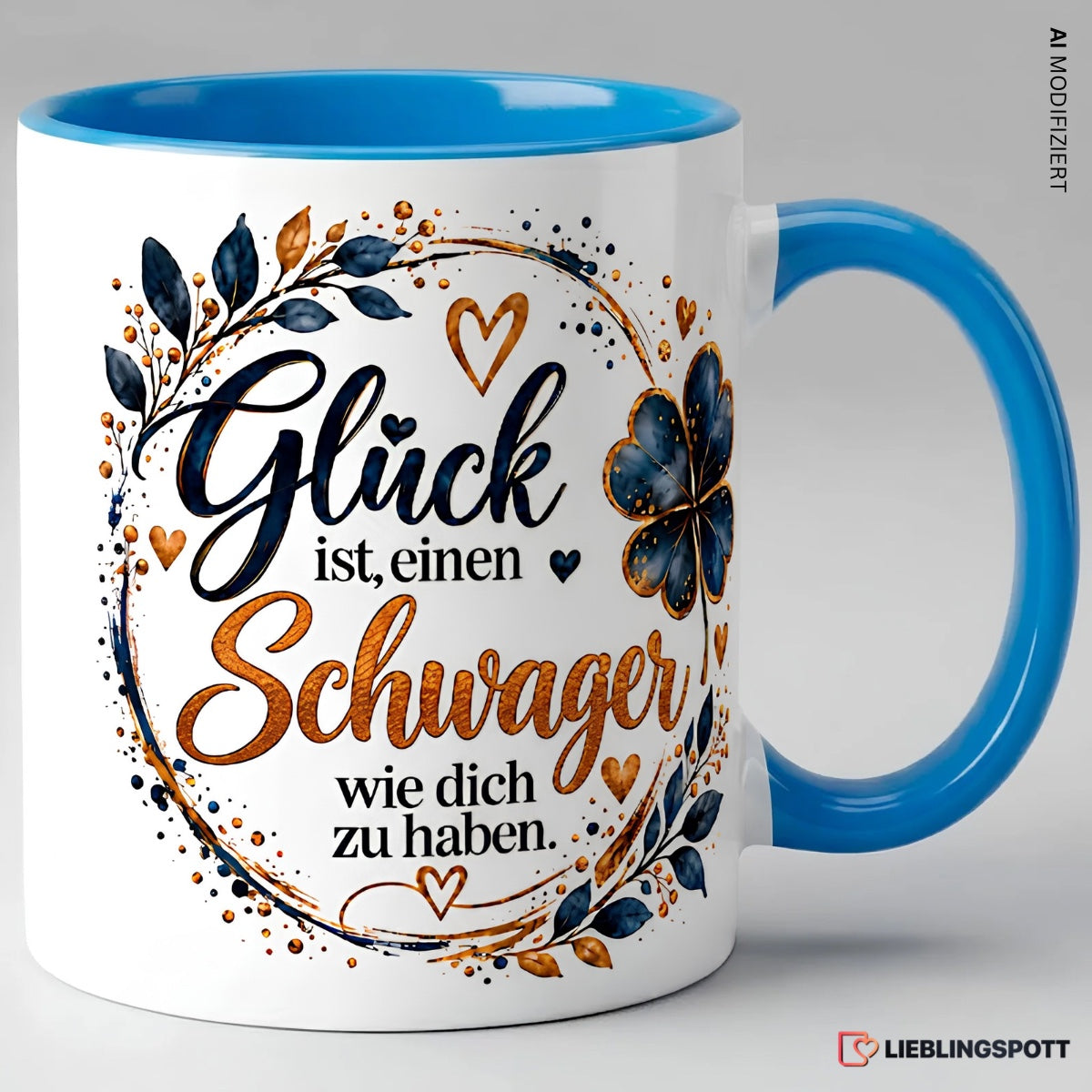 Schwager Tasse Glück ist einen Schwager wie dich zu haben – Blau