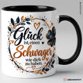 Schwager Tasse Glück ist einen Schwager wie dich zu haben – Schwarz