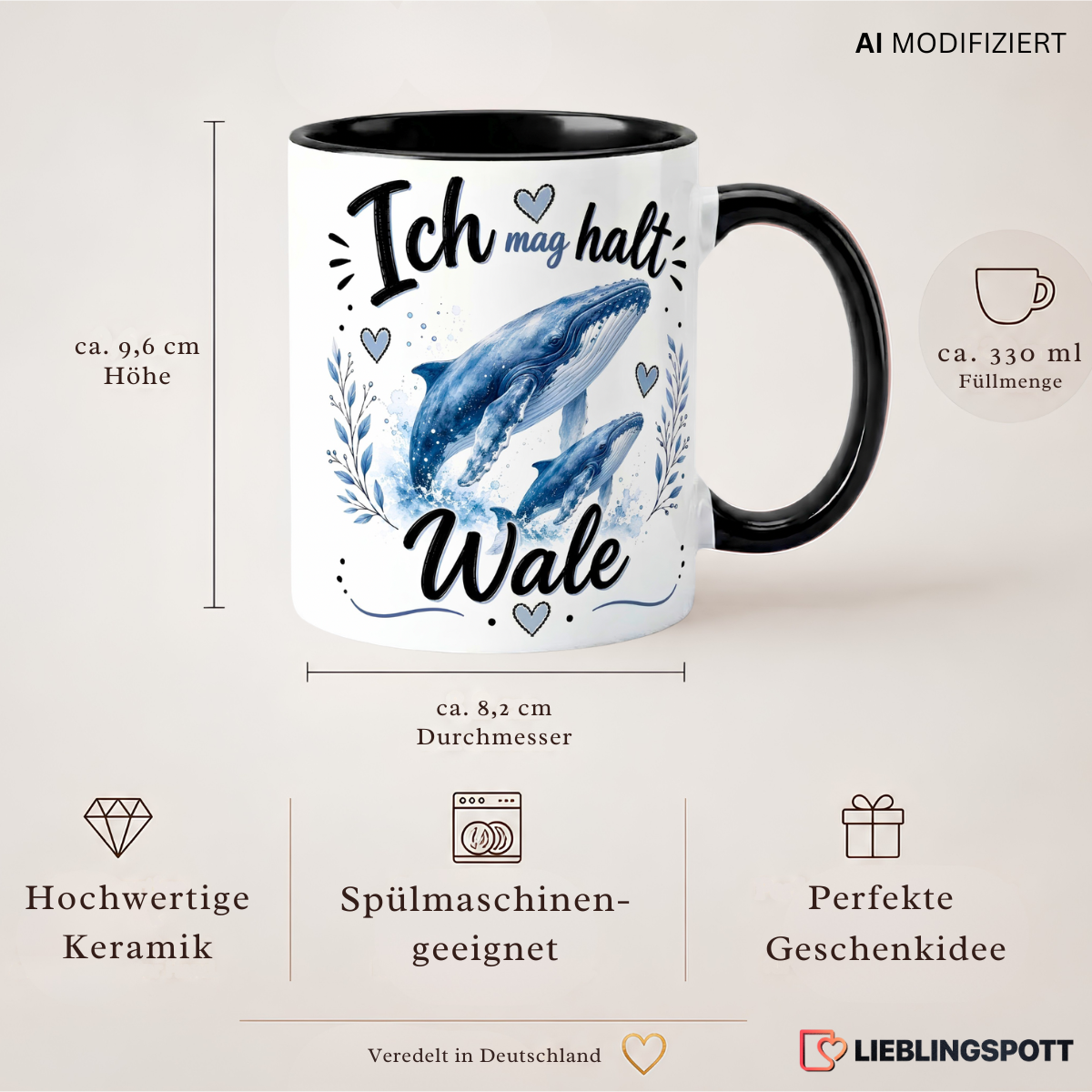 Wale Tasse Produktdetails 330 ml