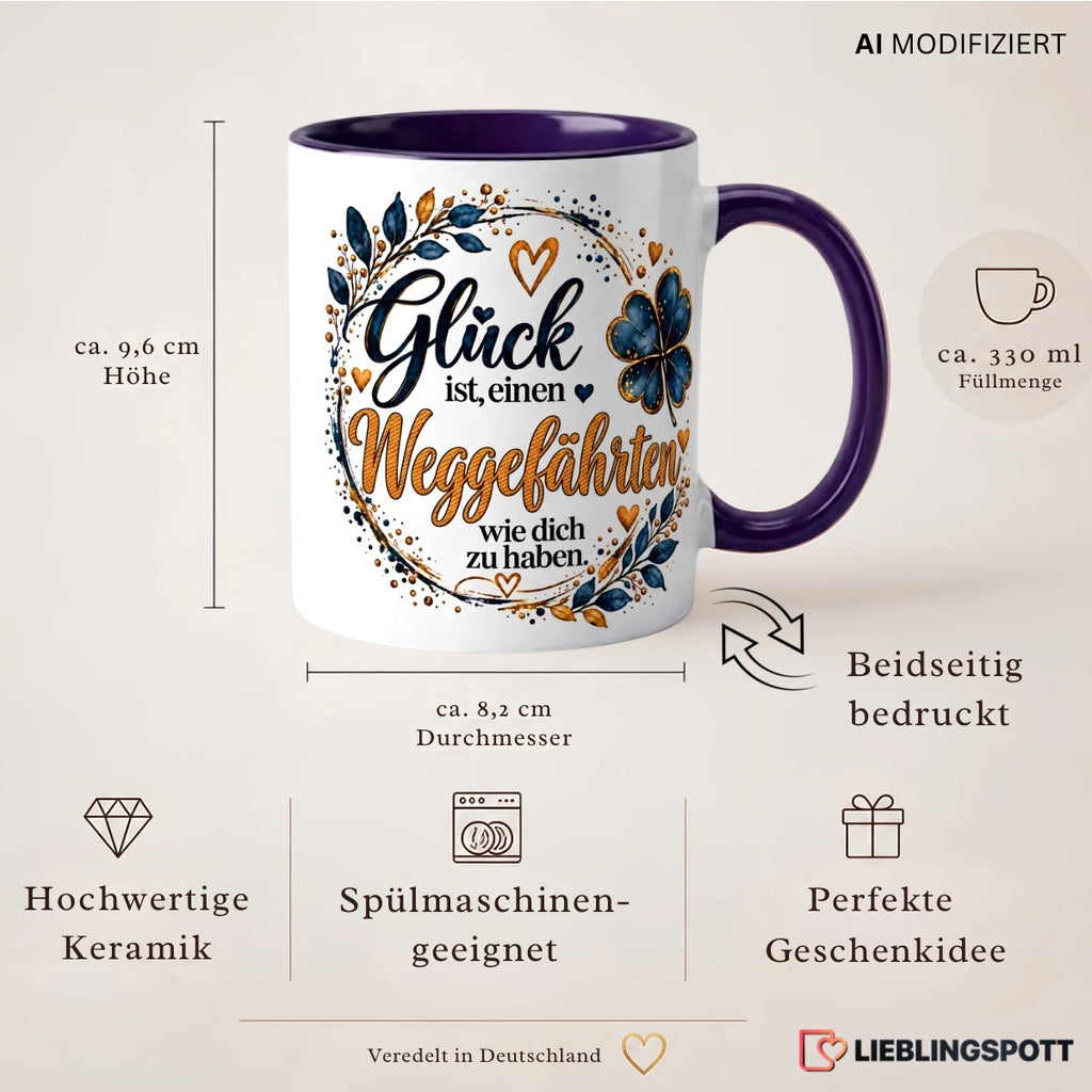 Weggefährten Tasse – Maße, 330 ml und Produkteigenschaften